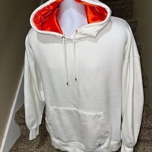Authentic *Nike AIR JORDAN* Flight oversized pure white hoodie sweatshirt - L